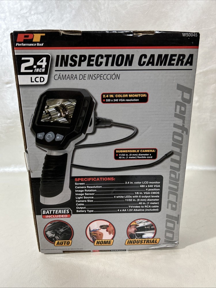 Performance Tool 2.4" LCD Inspection Camera - W50045