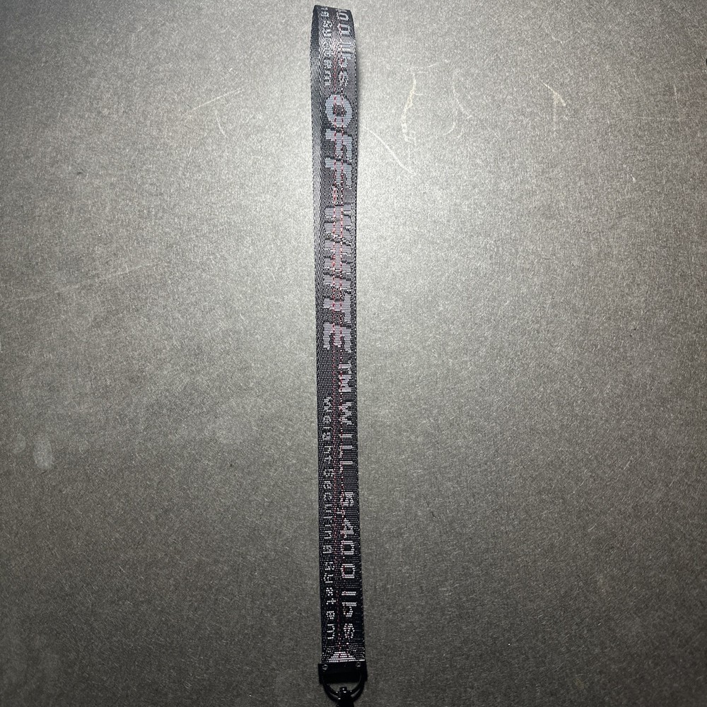 Off White Lanyard Black