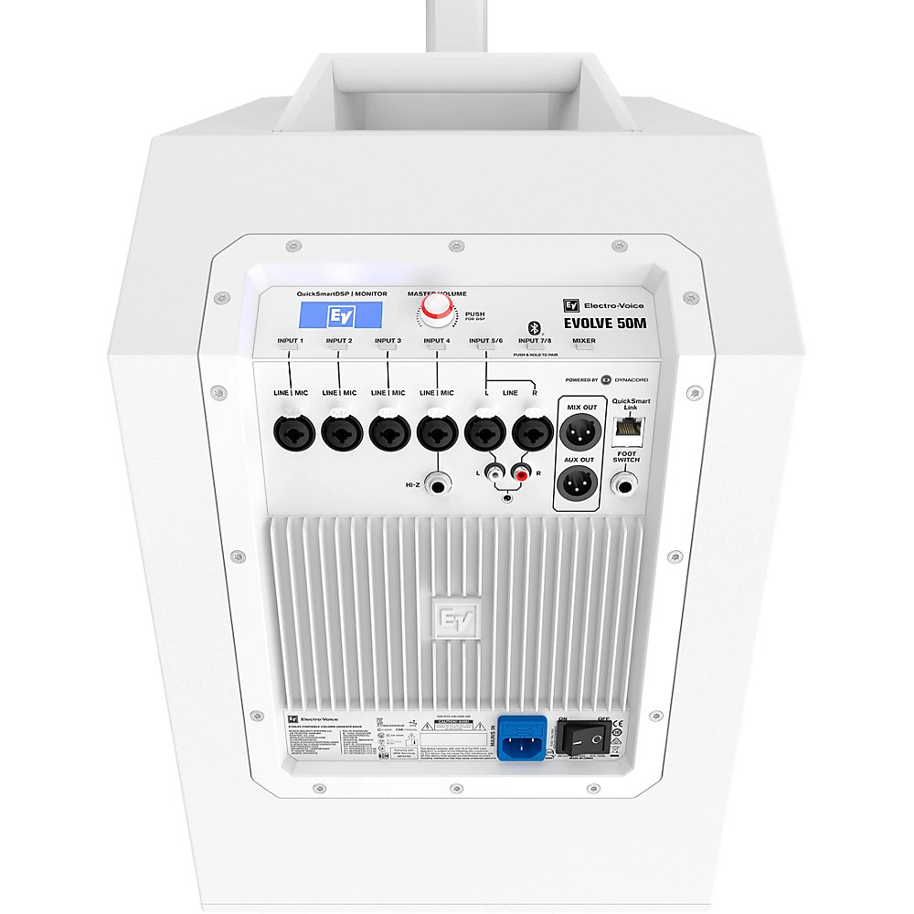Electro-Voice EVOLVE 50M Portable Linear Column Array PA System, White LN