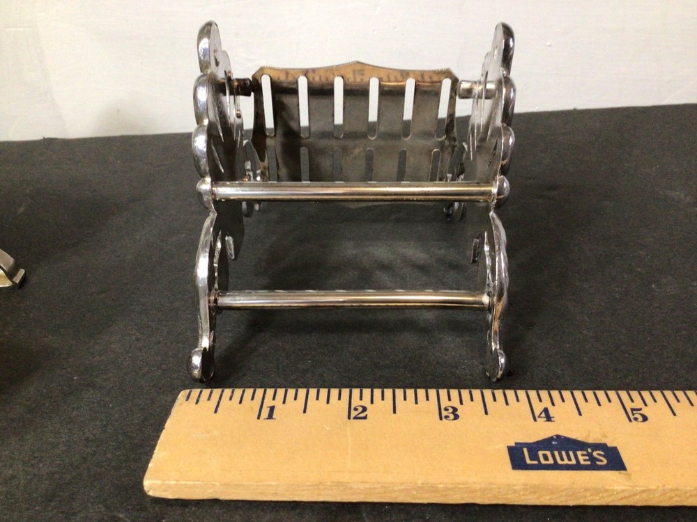 Silver Plate SilverWare Caddy x2