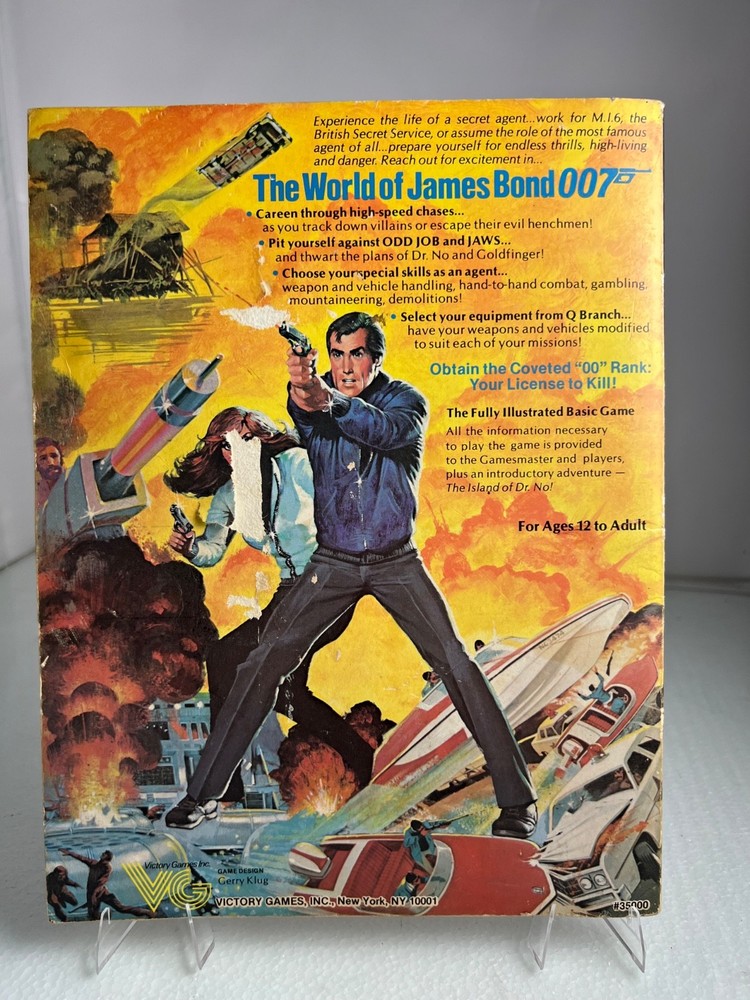 Victory Games James Bond 007 Role Playing Game Basic Set 1983