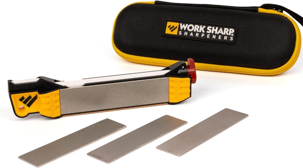 Elite Outdoor Knife Sharpener (with storage box), Travel Sharpening Tool