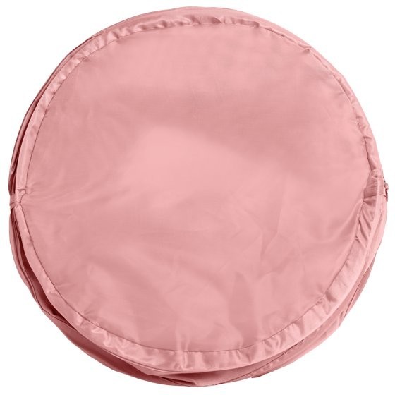 Pop-Up Spiral Polyester Laundry Hamper, Pink