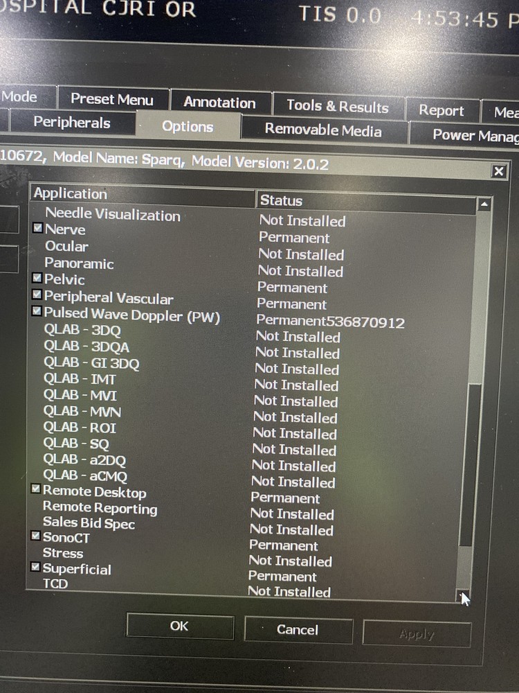 Philips Sparq Ultrasound System