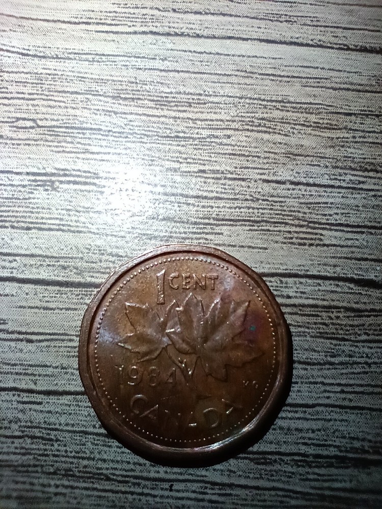 1984 Canadian One Cent Penny - Circulated