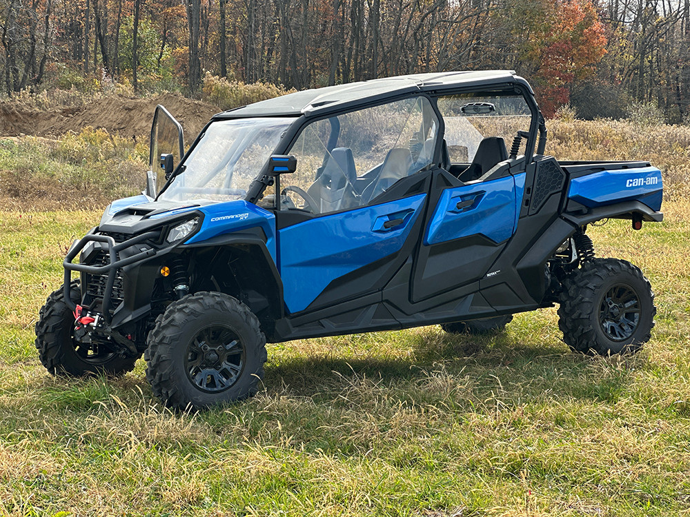 Can Am Commander 1000 MAX Hard Upper Doors Windows Kit Scratch Resistant 2021+