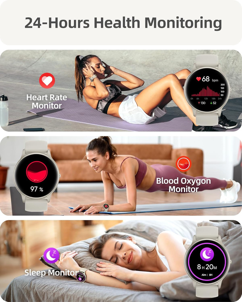 round Smart Watch PSSW9B Bundle with PS01SL