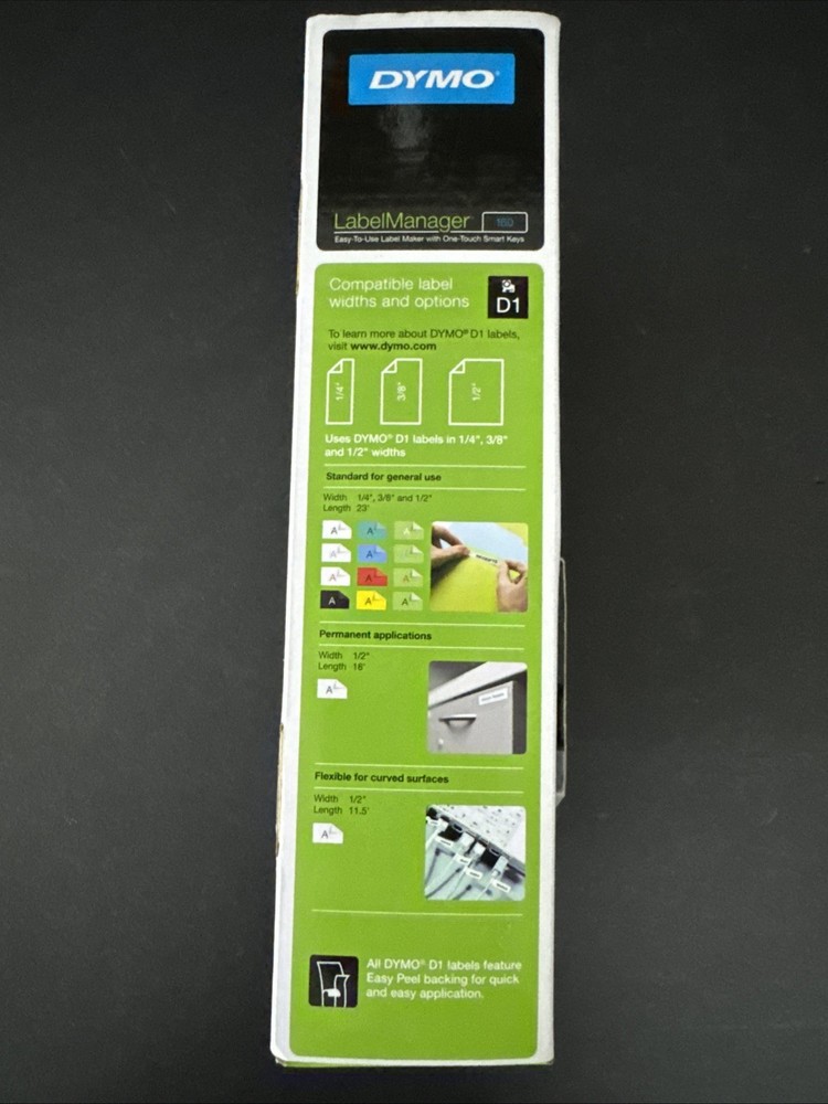 Dymo LabelManager 160 Label Maker - Black