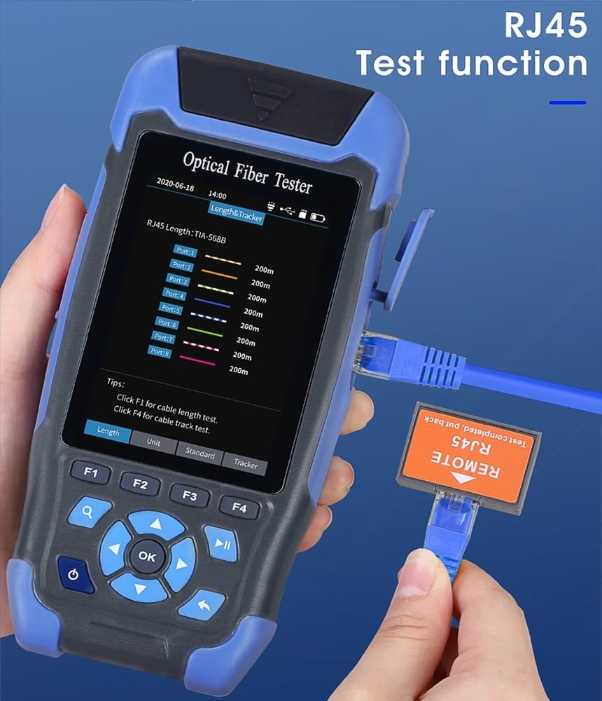 Advanced Mini-Pro OTDR Multi-Function Tester, Range 5m-60km, 24dB Dynamic Range