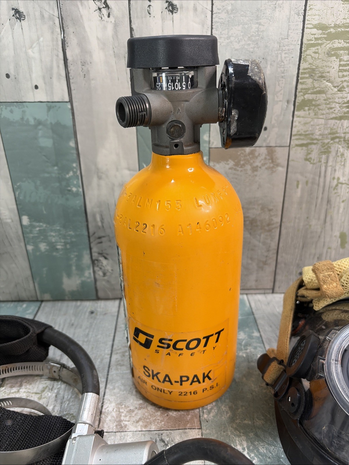 Scott SKA-PAK 5min Emergency Escape Bottle SABA Mobile Air SCBA Work Pack