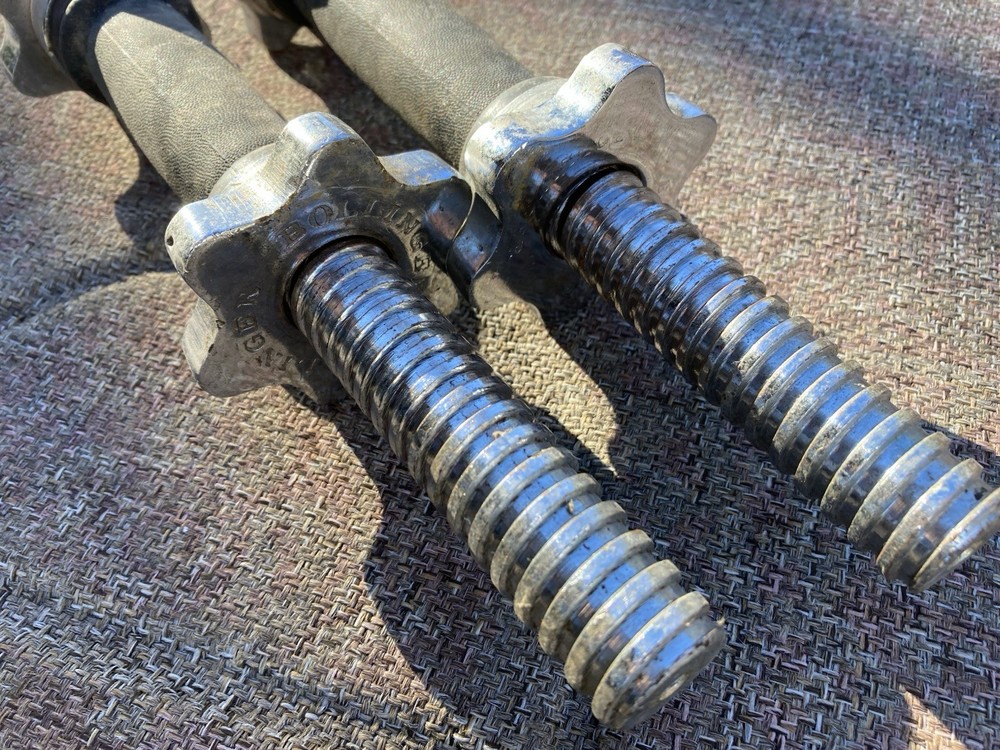 THREADED DUMBBELL HANDLES
