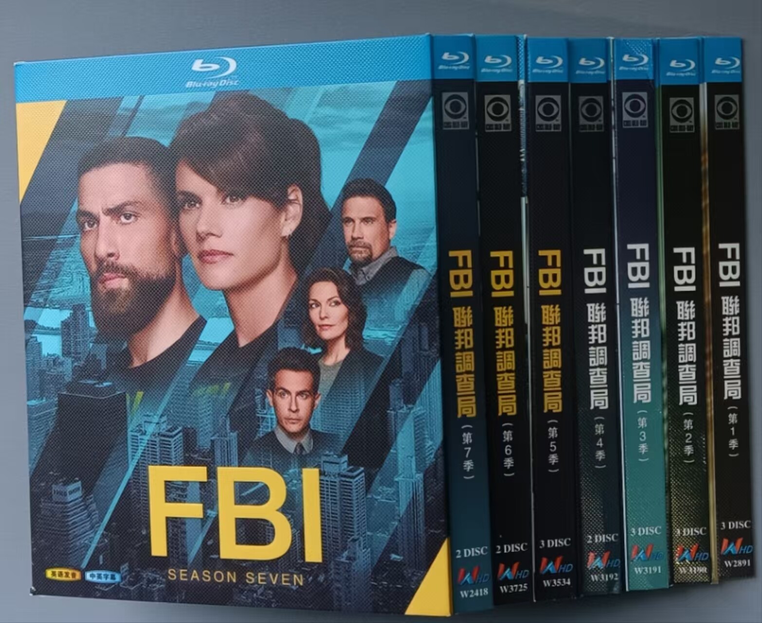 FBI Season 1-7：18-Disc BD All Region New Box Set