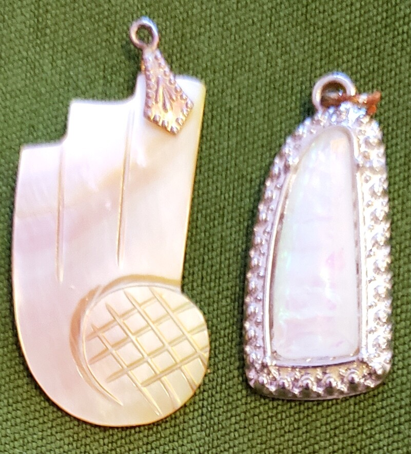 Unique Pair of Small Pendants