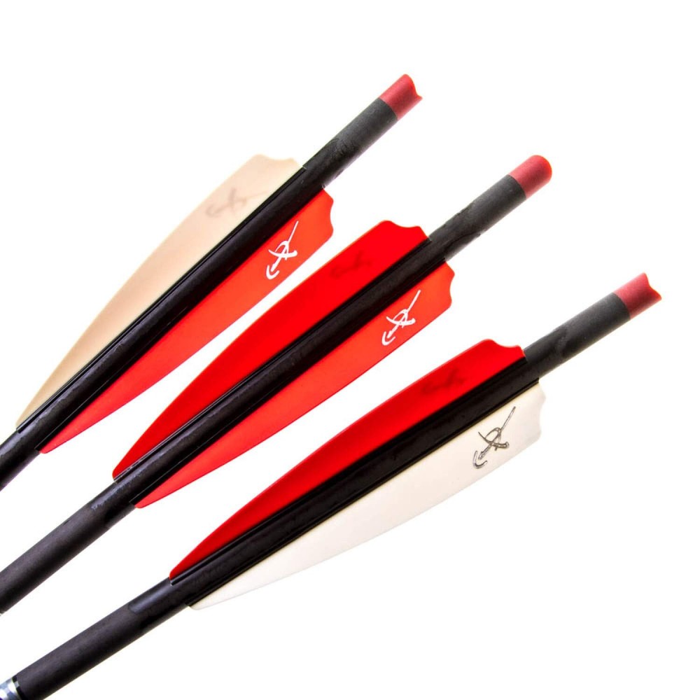 "Carbon Express Juggernaut Bolt Arrows 3 Pack for Archery Enthusiasts"