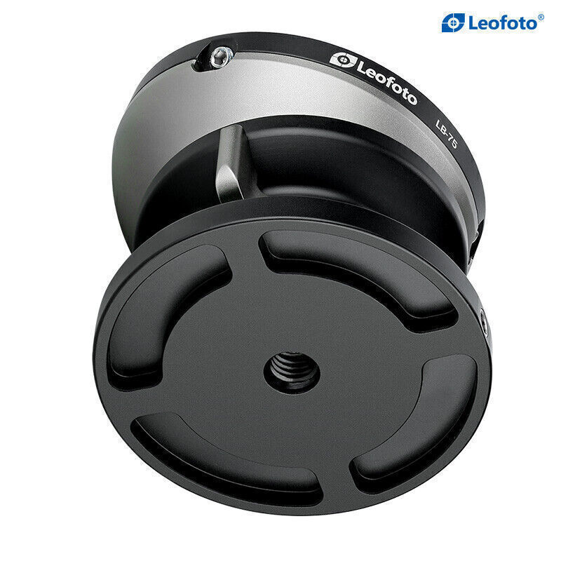 Leofoto LB-75 Leveling Base Quick Adjust Horizontal Head for Tripod，Load 55lb
