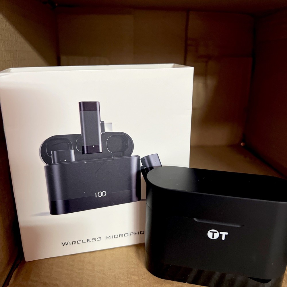 Tem & Tech Wireless Lavalier Microphone "NIB" Factory Sealed