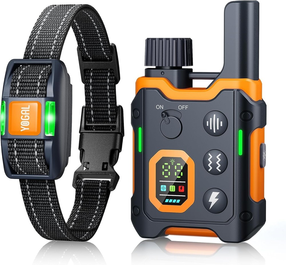 Electronic Dog Shock Collar for Large, Medium, Small Dogs - Adjustable & Durable