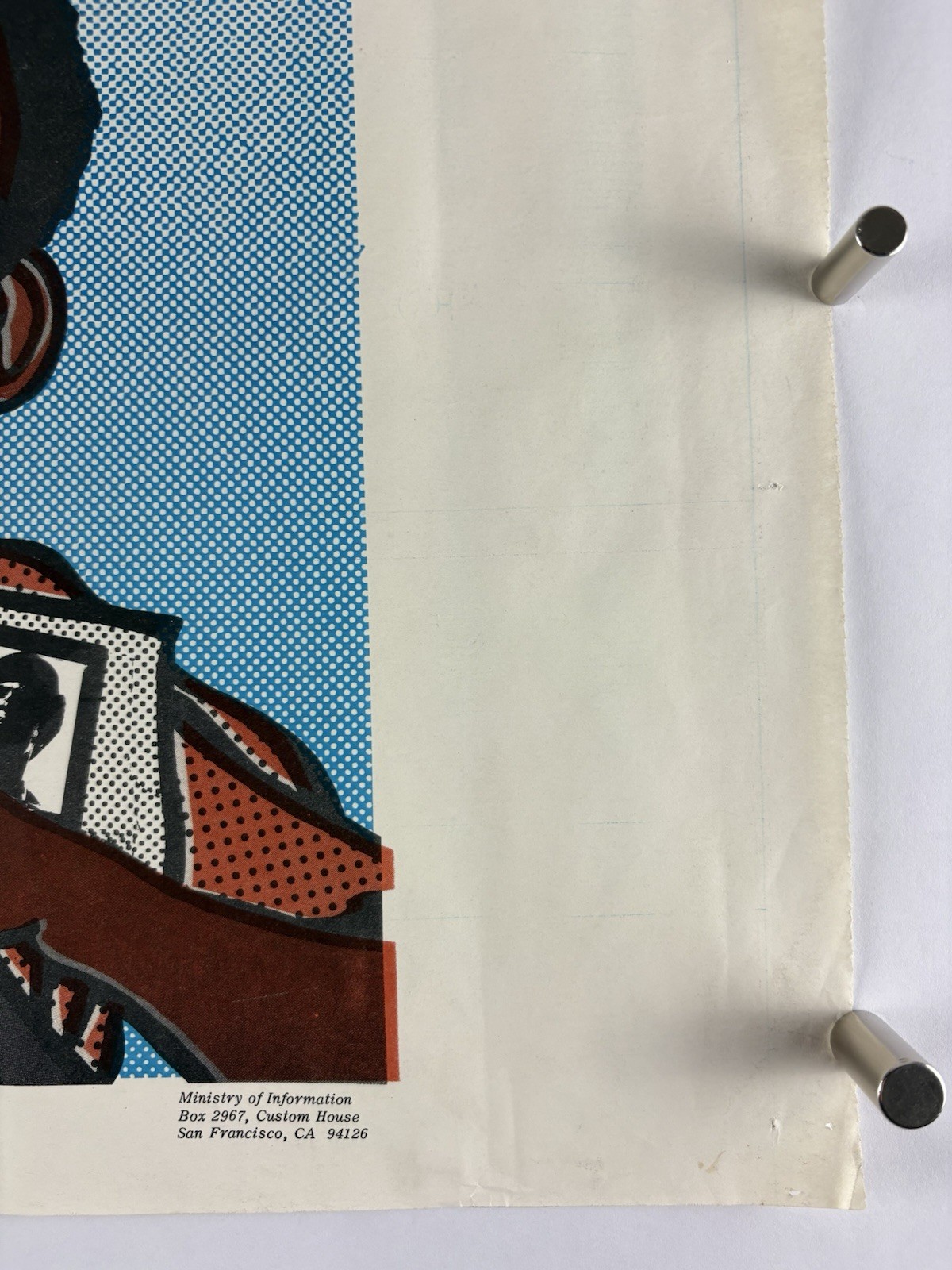 BLACK PANTHER PARTY Orig Poster 1969 BPP Emory Douglas ALL POWER TO THE PEOPLE