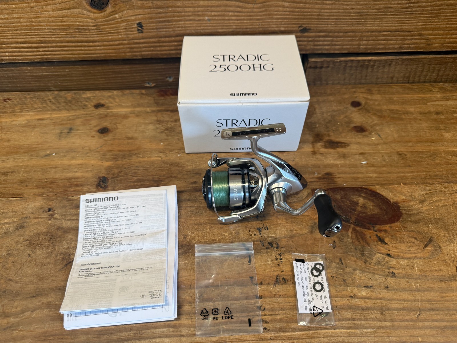 Shimano STRADIC 2500HG 2500HGFL Spinning Fishing Reel Excellent Condition Box #4