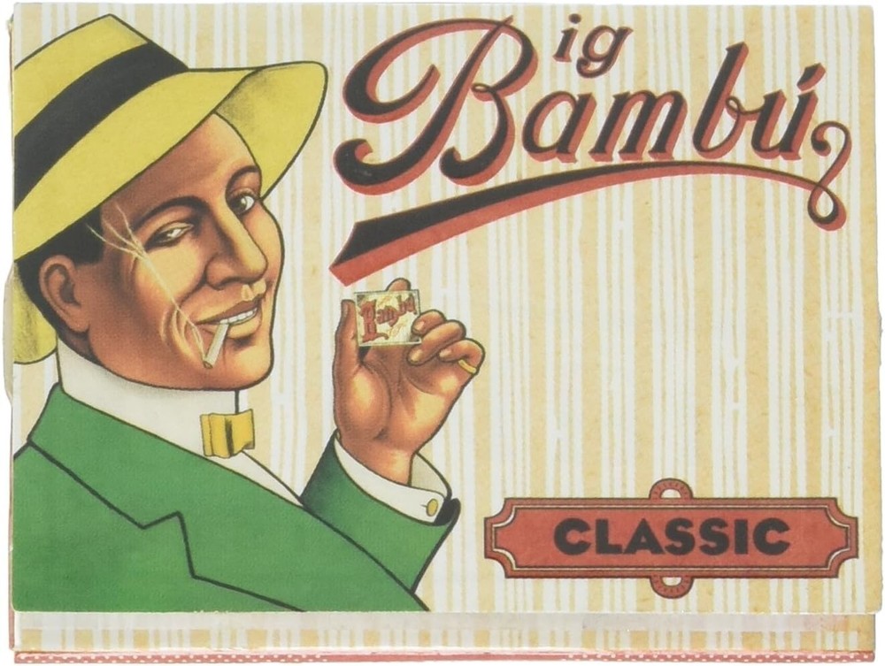 1 Packs Booklets of Big Bambu Cigarette Rolling Papers