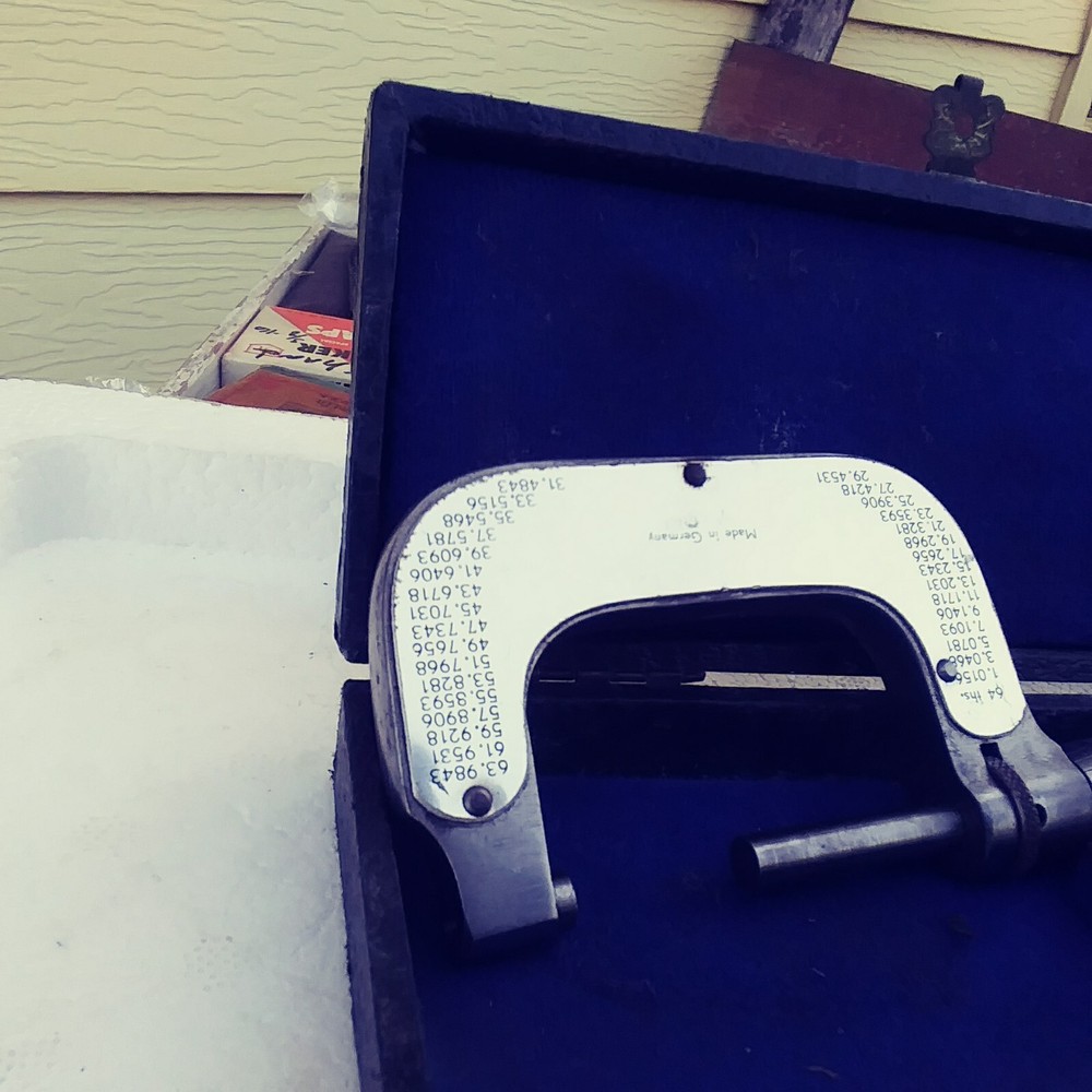 Made in Germany precision micrometer 1-2 inch antique original