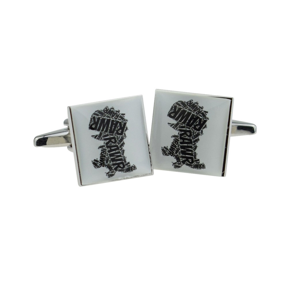 Fun Roaring T Rex Design Cufflinks X2BOCS282