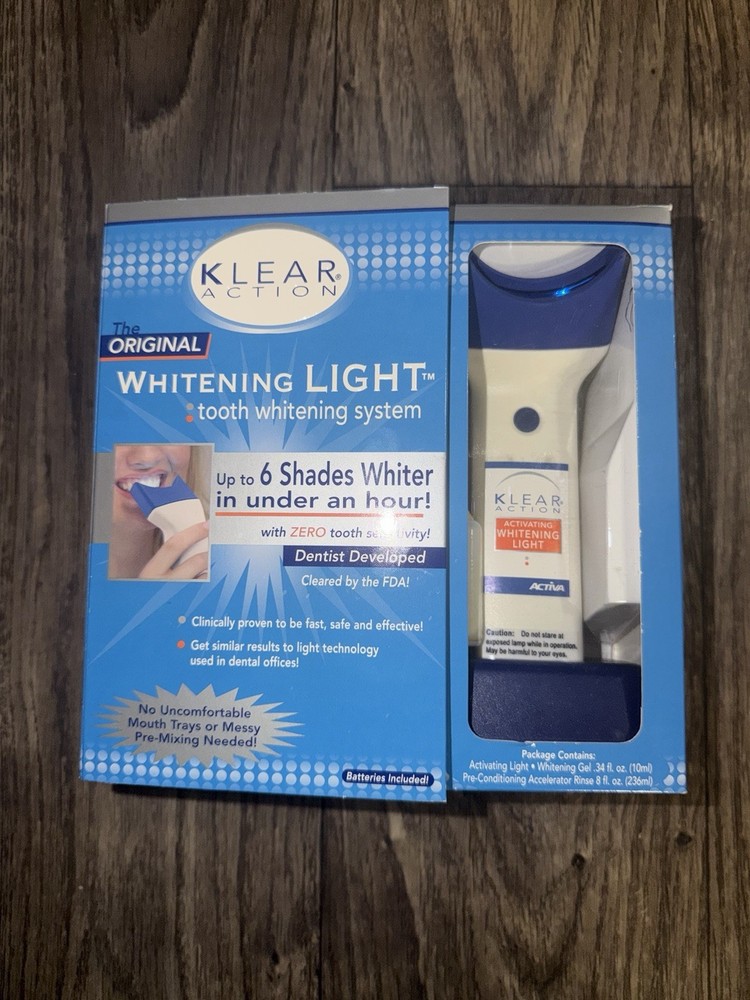 Klear Action The Original Activating Whitening Light System - Tested & Working