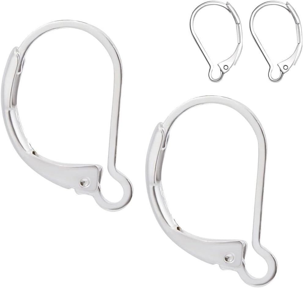 50pcs Hypoallergenic Tarnish Resistant Interchangeable Earring Hooks Strong L...