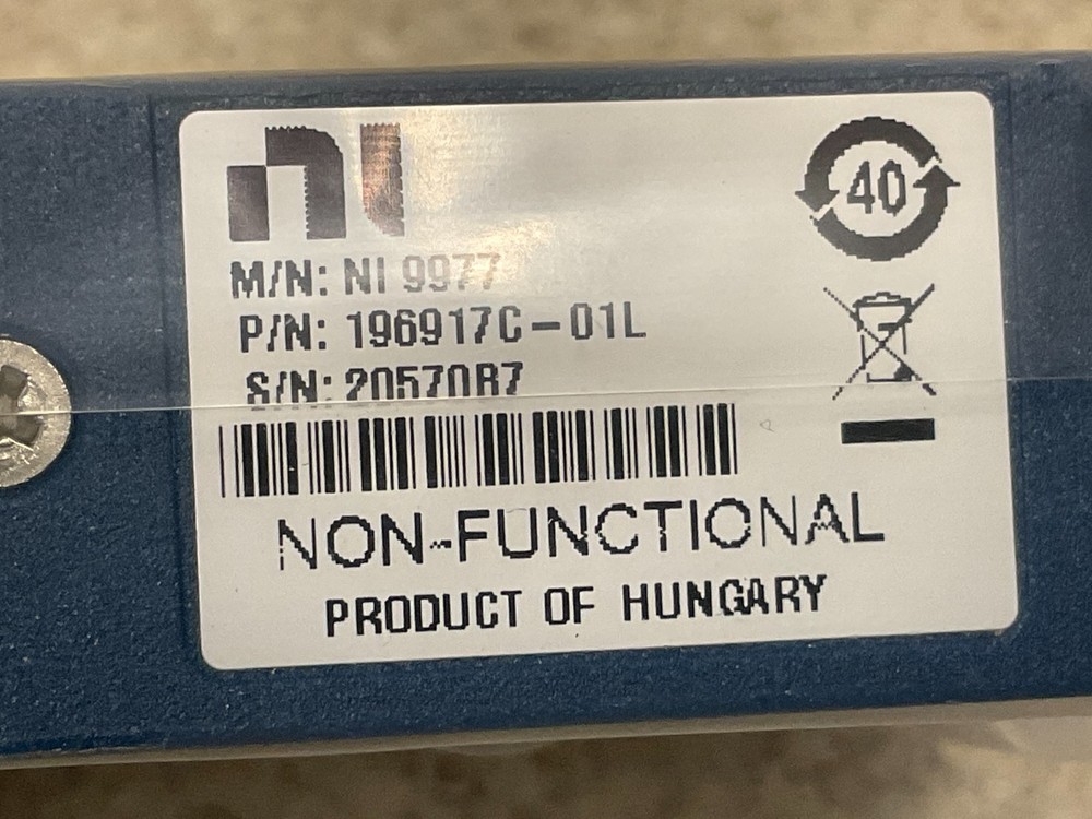 National Instruments 196917-01 NEW