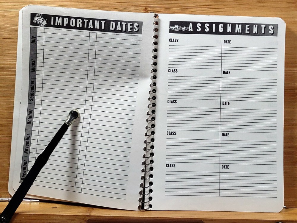 Norcom Assignment Organizer 40 sheets 7"x5"