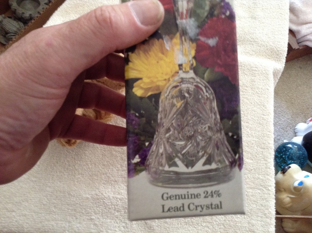 Lead crystal bell