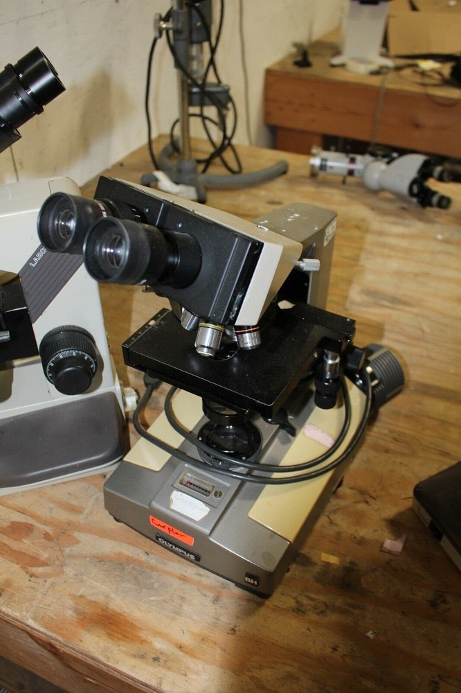 Olympus BH System Microscope LOADED PLAN 20 PLAN 40 PLAN 10 HI FL100/1.30