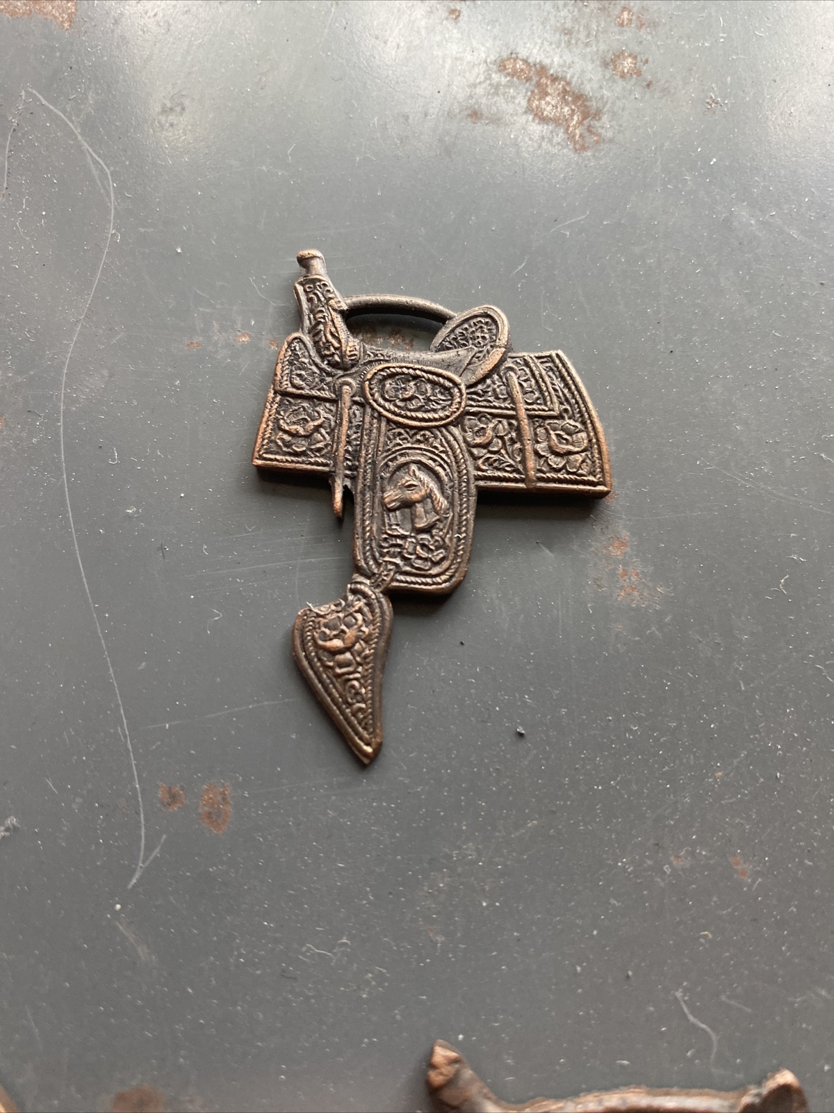 Saddle Pocket Watch FOB Set Pueblo Colorado El Paso Texas Nevada Cowboy Horse x3