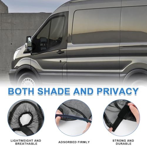 Universal Bug Screen for Front Doors - Fits Promaster, Sprinter, Metris & More