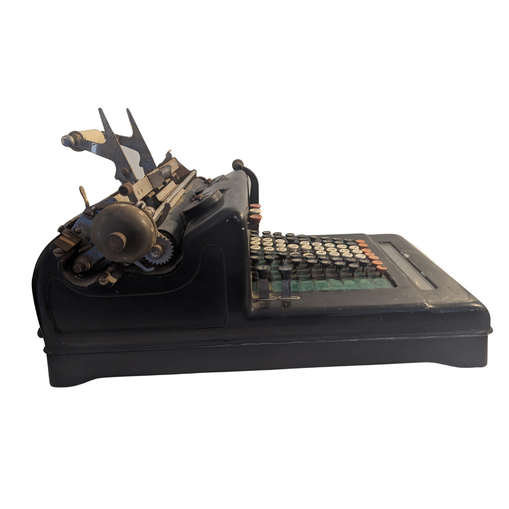 Antique Burroughs Manual Adding Machine / Calculator – Cast Iron – Vintage