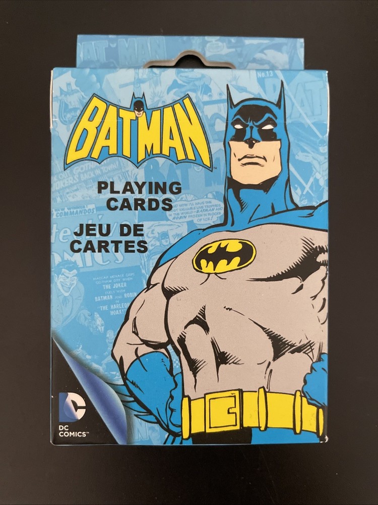 DC Comics Batman Playing Cards Deck Card Deck Comics & Mangas Theme 2022 Age 4-7