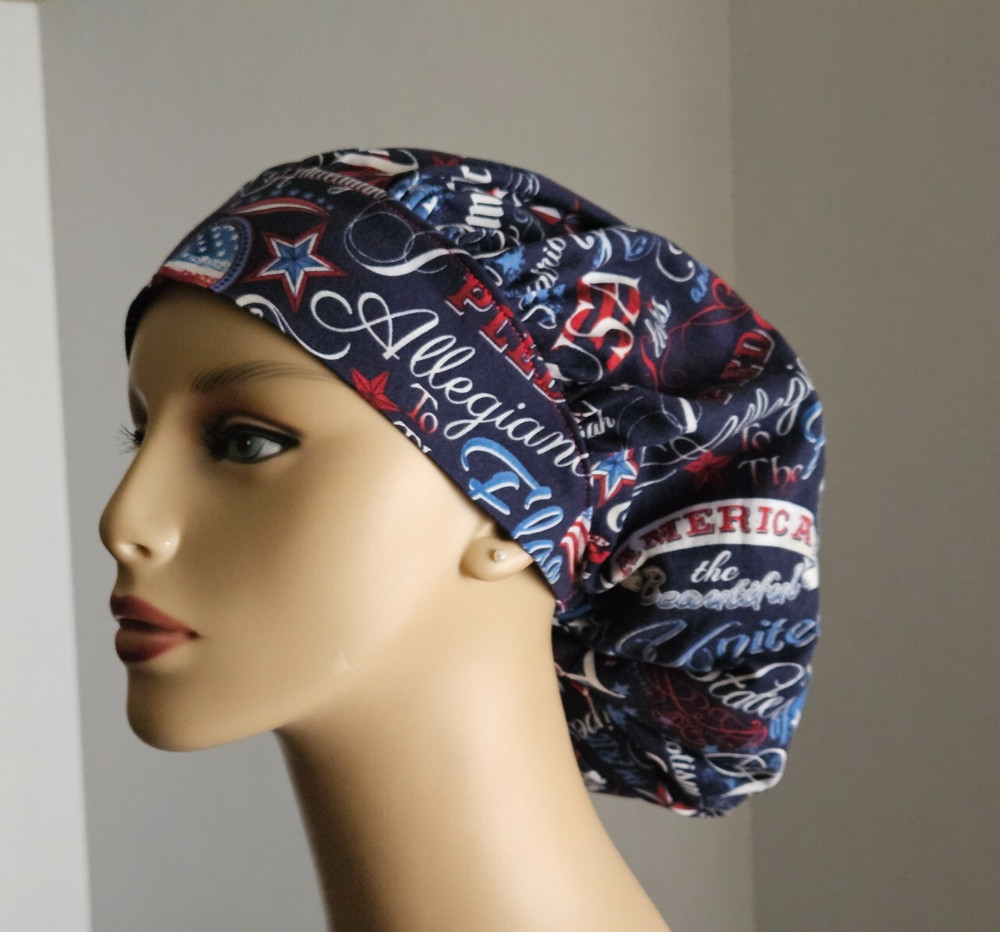 Bouffant Scrub Cap - Patriotic