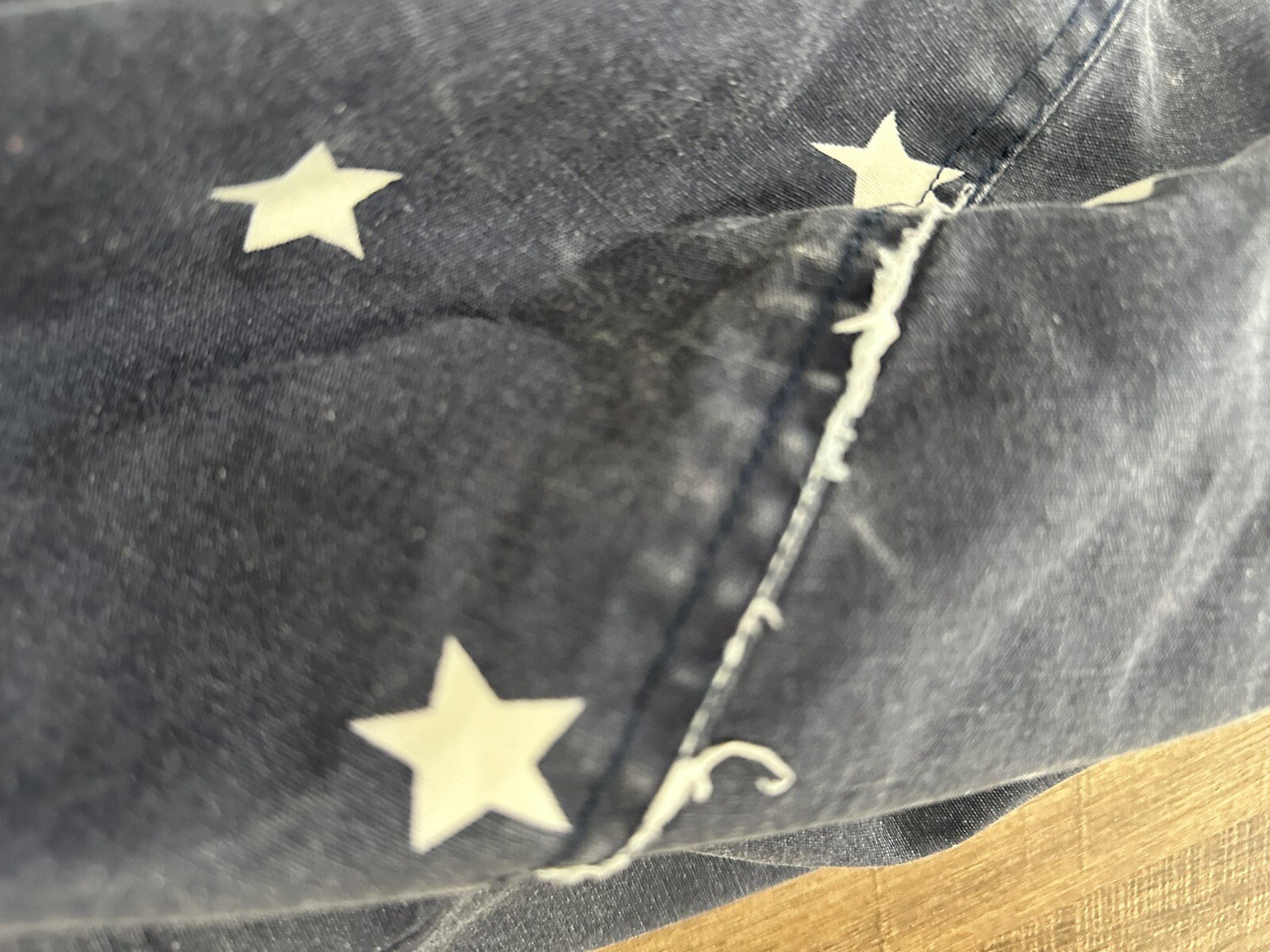 Pottery Barn Kids Anywhere Beanbag Navy Glow-in-the-Dark Stars Slipcover