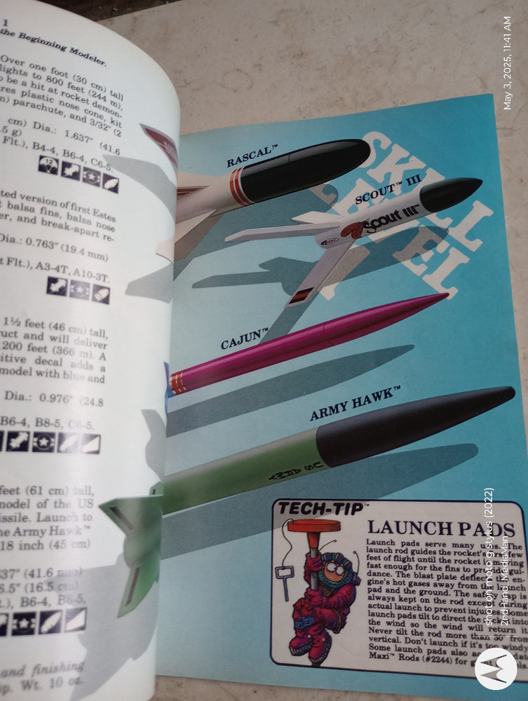 1991 ESTES MODEL ROCKET CATALOG