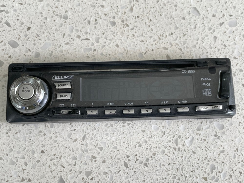 ECLIPSE CD1000 CAR STEREO FACEPLATE ONLY ECLIPSE CD1000 FACEPLATE OEM🟠