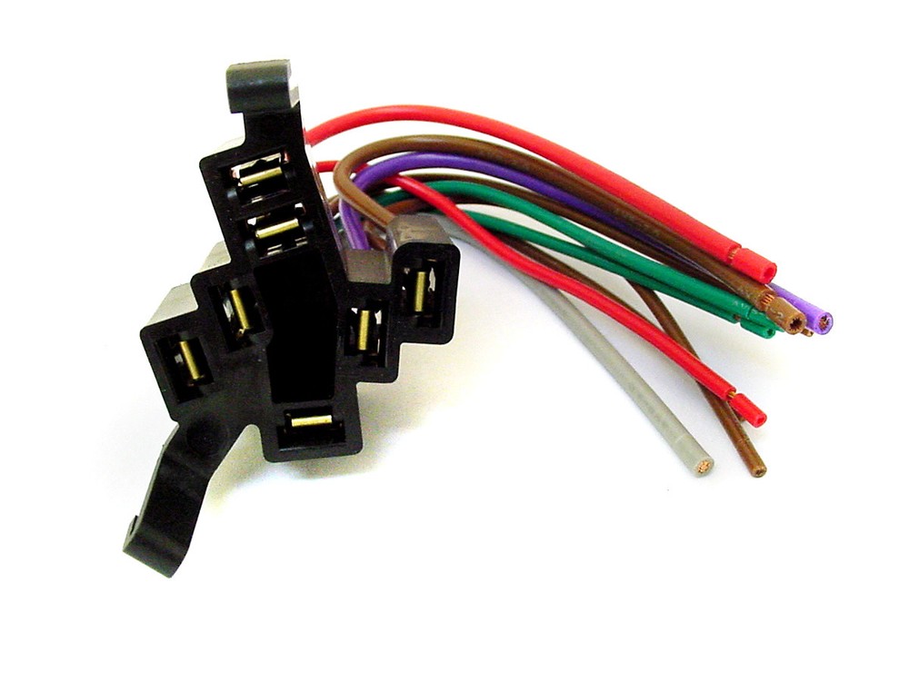 1967-90 GMC Ignition Starter Switch Wire Wiring Harness Pigtail Connector Plug