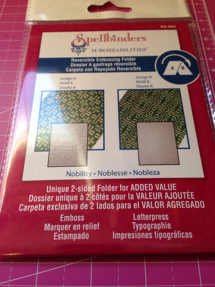 Spellbinders Reversible Embossing Folder Es-002 Nobility