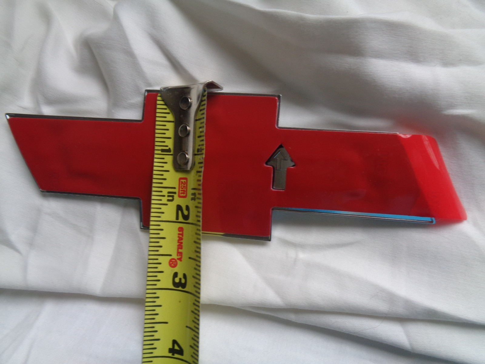 GENUINE GM CHEVY CHEVROLET BOWTIE EMBLEM - BLACK / CHROME ORIGINAL OEM NEW!