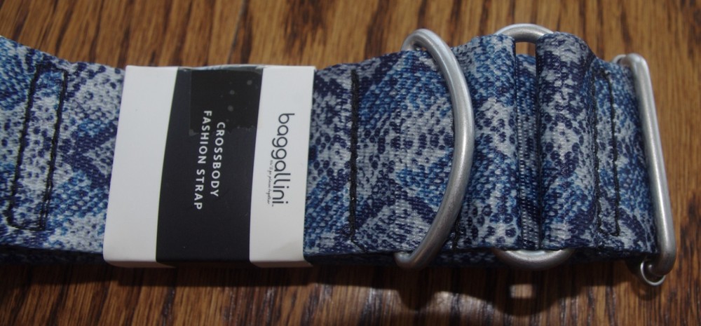 Adjustable Wide Crossbody Strap Replacement for Handbag 2" Guitar "Gray Python"