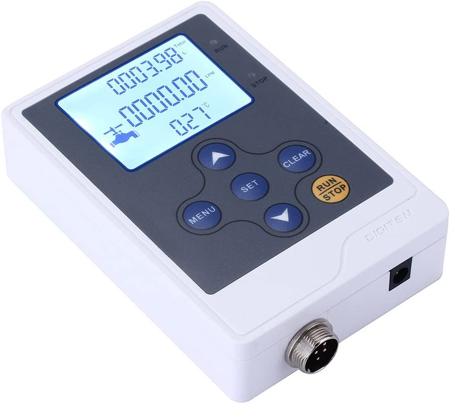 Water Liquid Flow Rate Volume Digital Display Flowmeter Quantitative Controller
