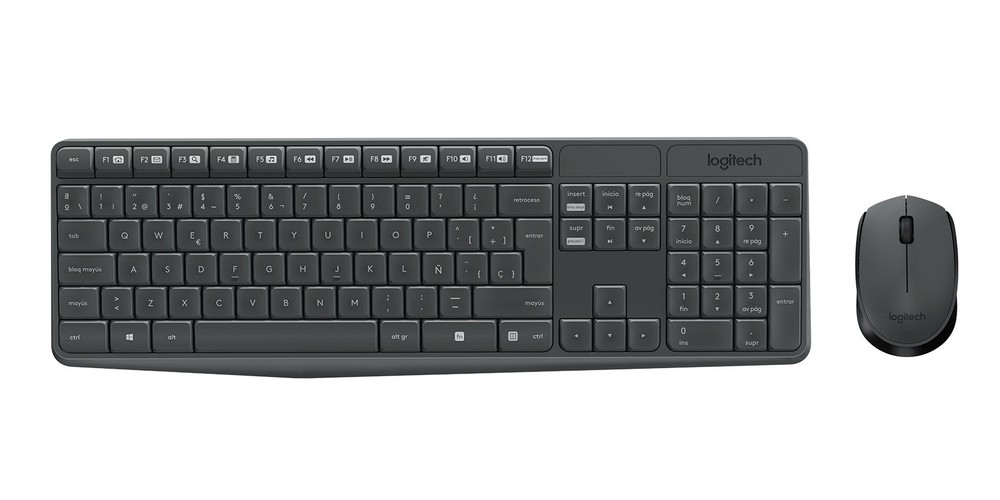 New Logitech MK235 Wireless Keyboard and Mouse Combo  – Spanish ES Layout