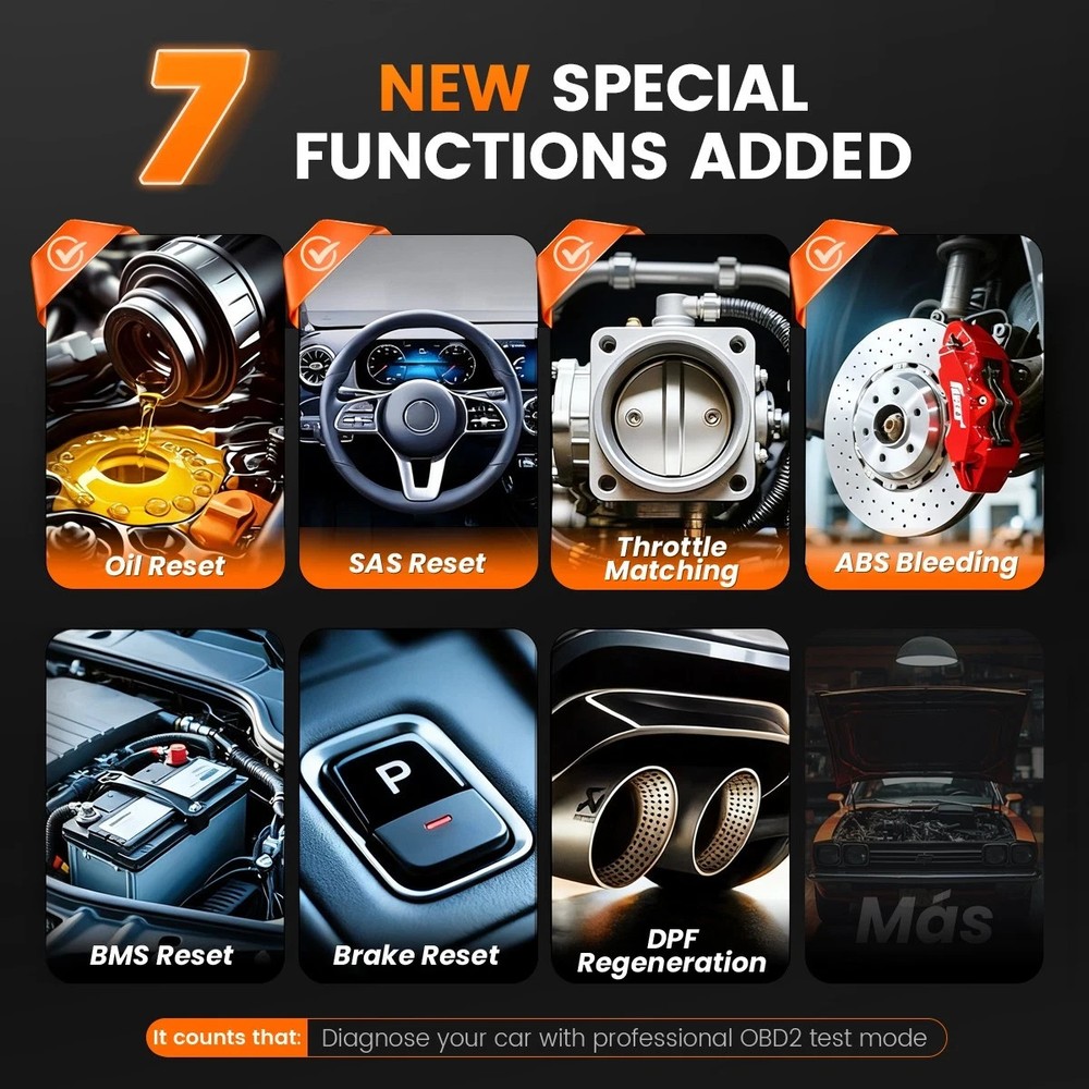 Ram 2500 OBD2 PRO Diagnostic Reader ABS SRS Engine Transmission Scanner Tool