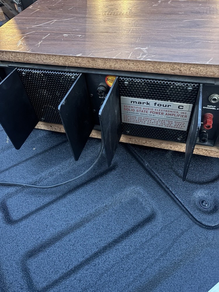 Rare Vintage SAE Solid State Power Amplifier “Mark Four C MK IVC Mark IV