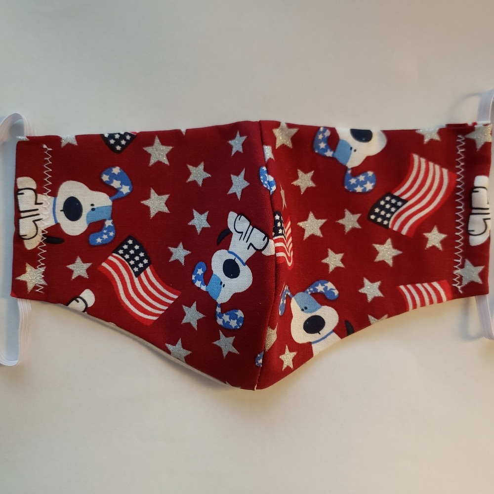 Handmade face mask washable and reusable new with filter pocket