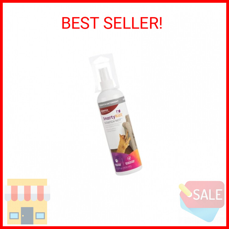 SmartyKat Scratch Not Scratch Deterrent Spray for Cats - 13.5 Fluid Ounces